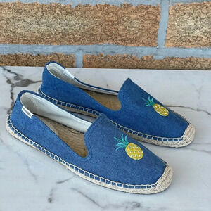 Soludos PINEAPPLES DENIM BLUE 9